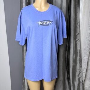 Zumiez Women’s Sz L Light Purple Graphic Short Sleeve Tee